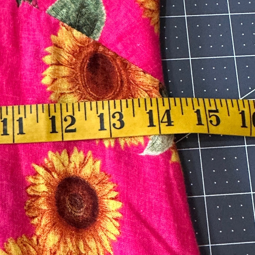 Farm Rio Brazil Sunflower Maxi Dress Sz XS Pink Floral Halter Boho Summer V-Neck - Picture 11 of 14